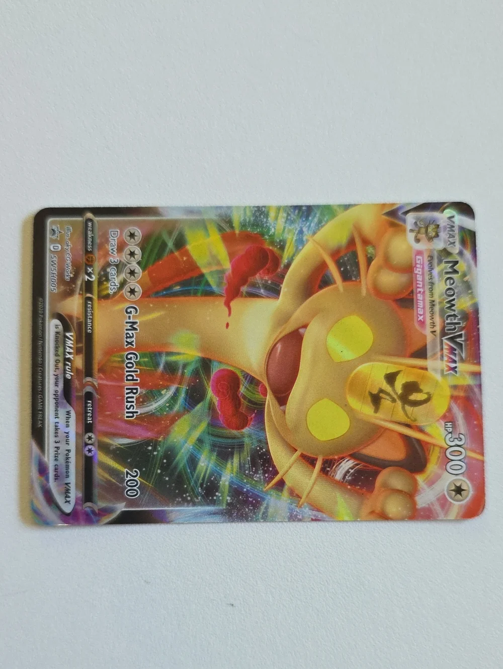 Pokemon Meowth Trading Cards - Alolan, Team Rocket's, Galarian, Vmax